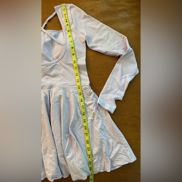 Marion Cross Back Tennis Dress Lavender Long Sleeve Medium NWT - Picture 5 of 10